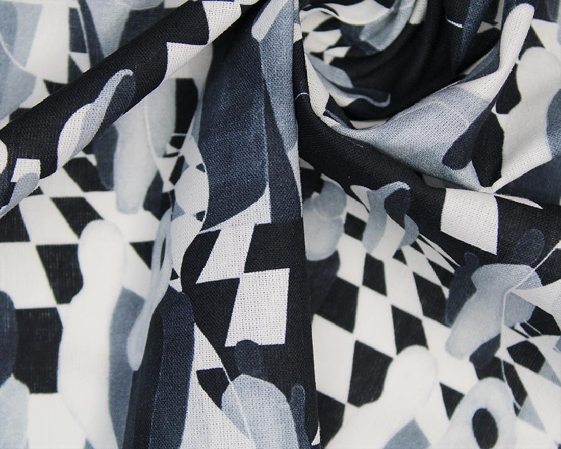 Grey Lawn Printed Cotton Lawns