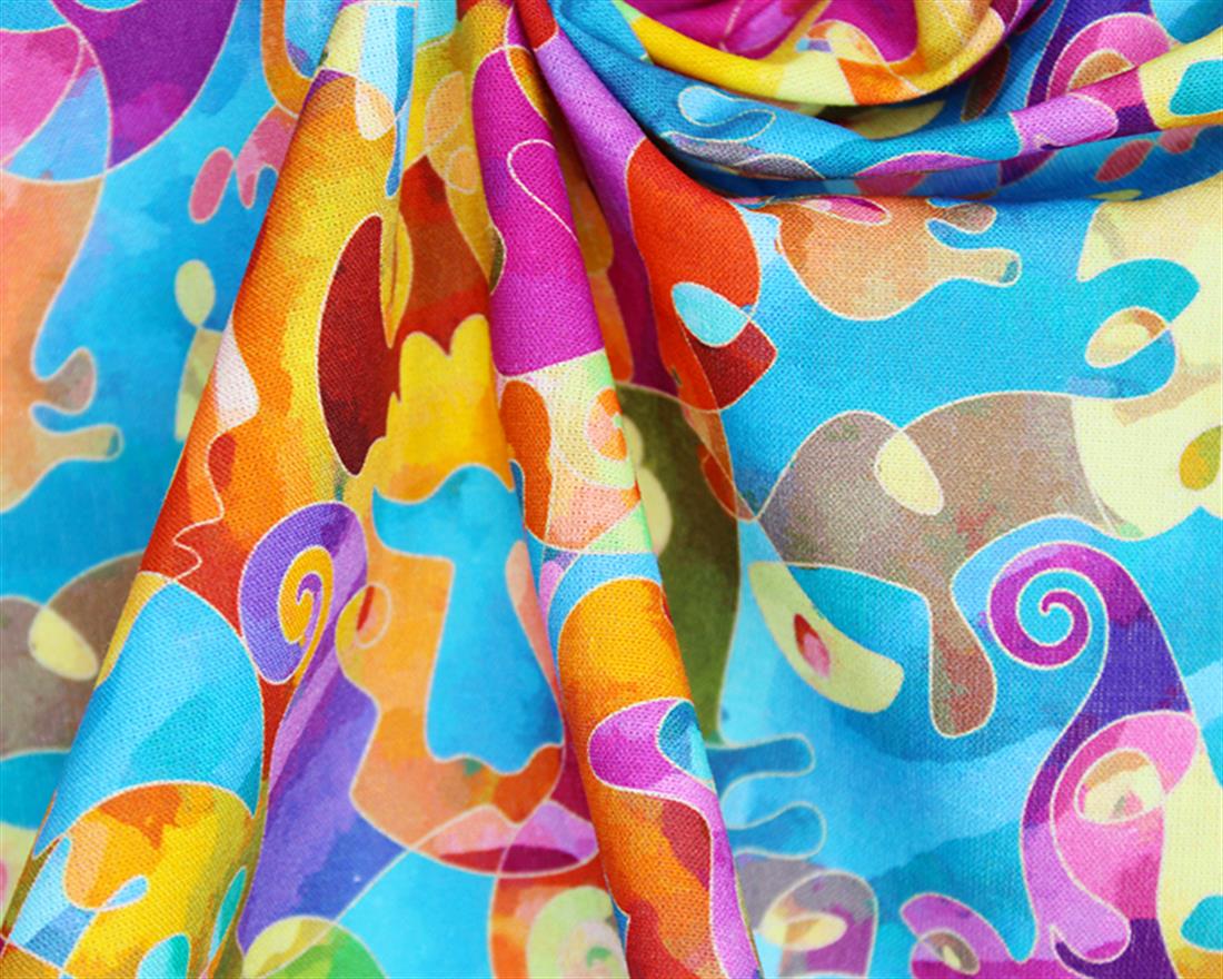 Multicolour Printed Cotton Fabrics