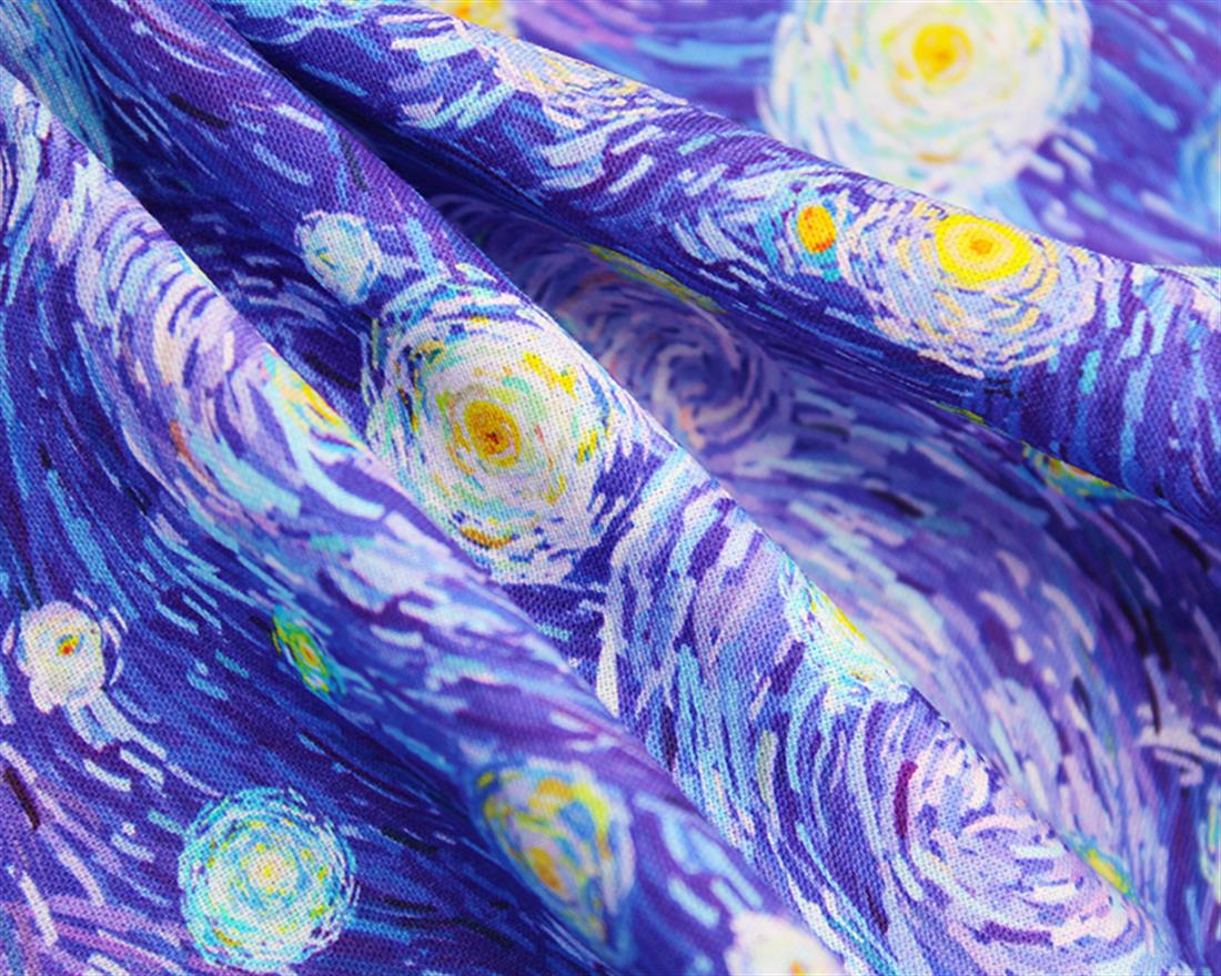 Blue Lawn Printed Cotton Lawns