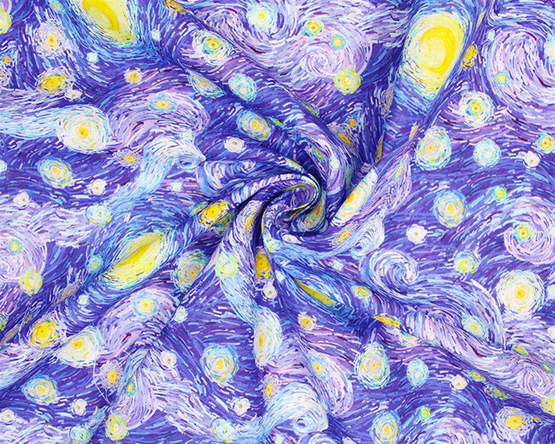 Blue Lawn Printed Cotton Lawns