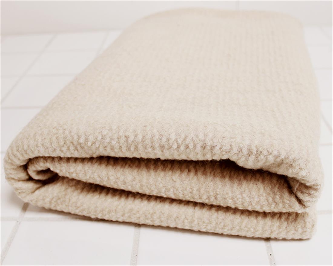 Cream Textured Wool Mix