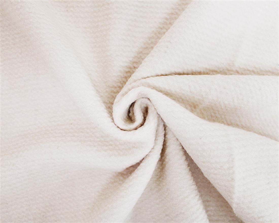 Cream Textured Wool Mix