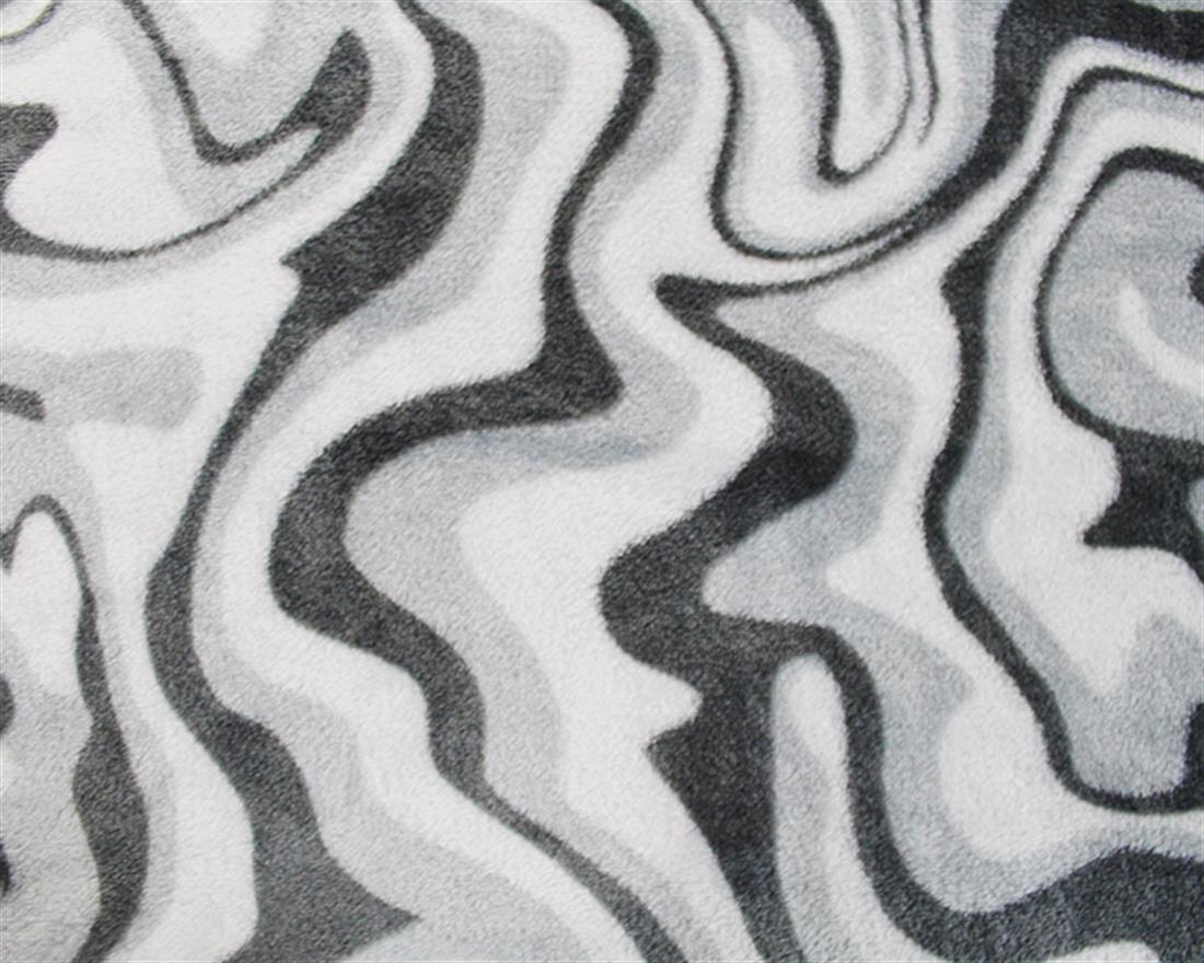 Silver Wavy Days Cuddle Fleece