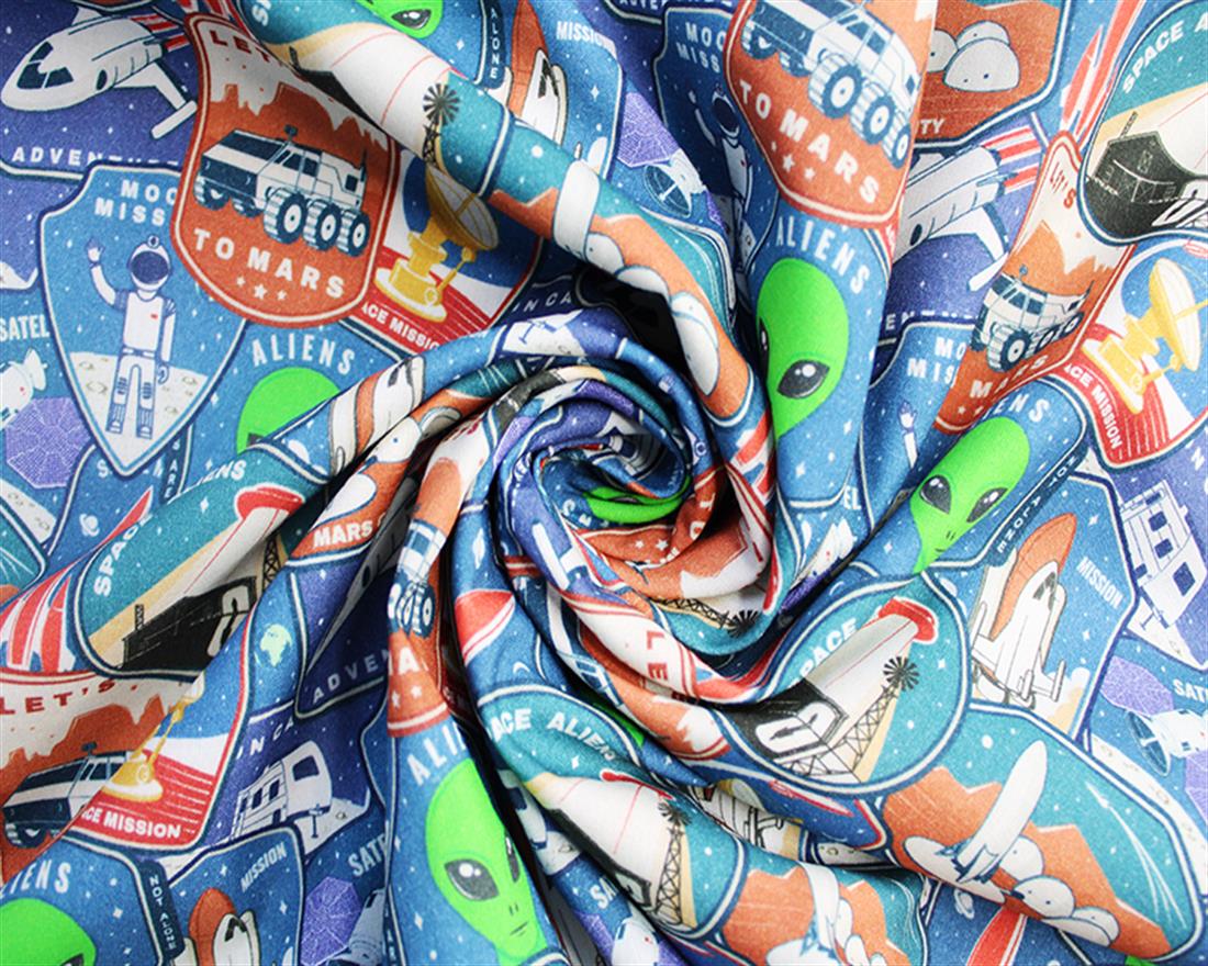 Blue Lawn Printed Cotton Lawns