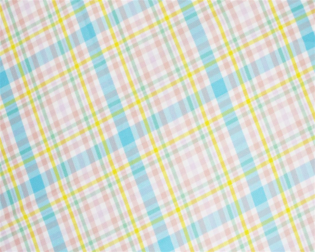 Rainbow Polyviscose Tartan -
