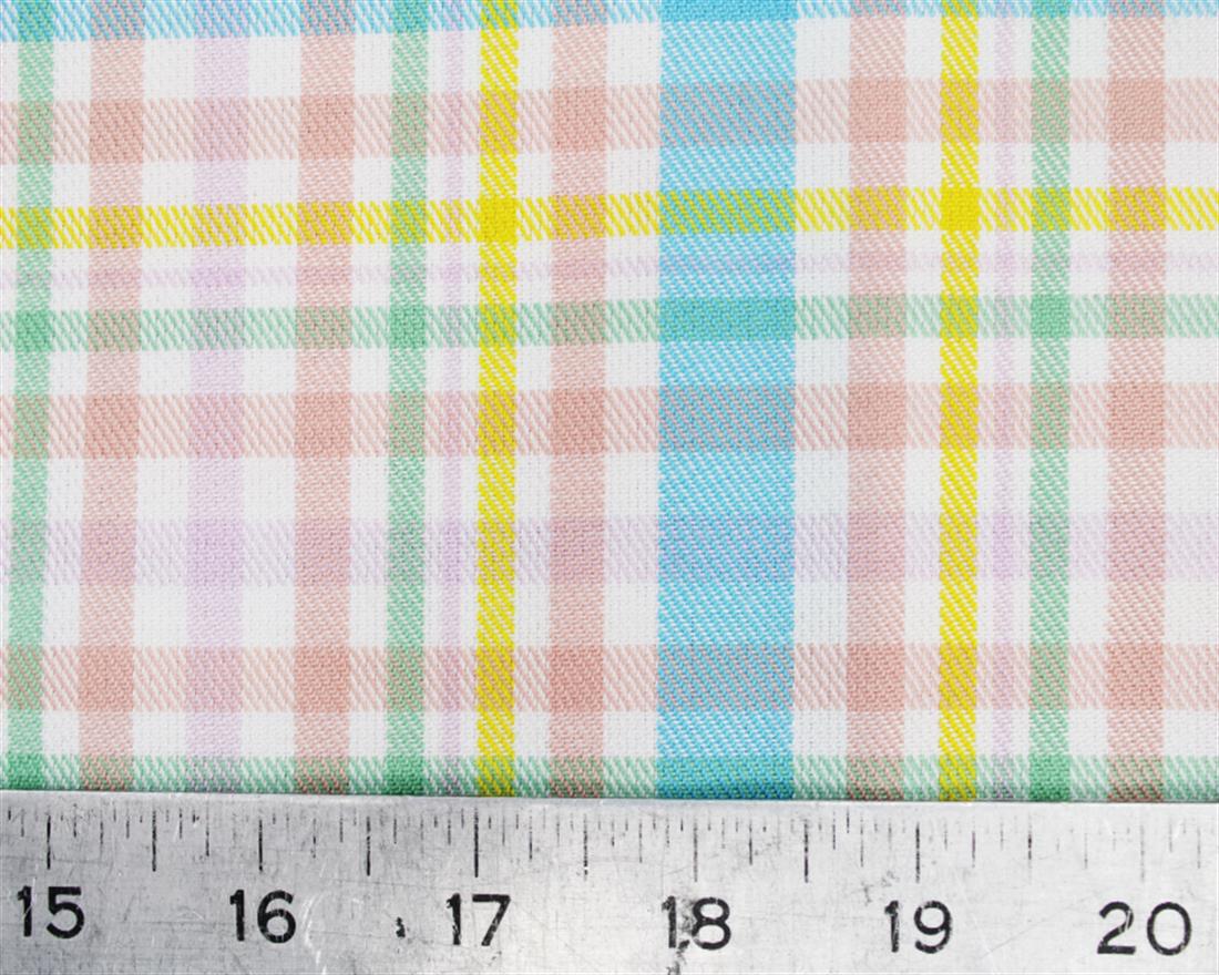 Rainbow Polyviscose Tartan -