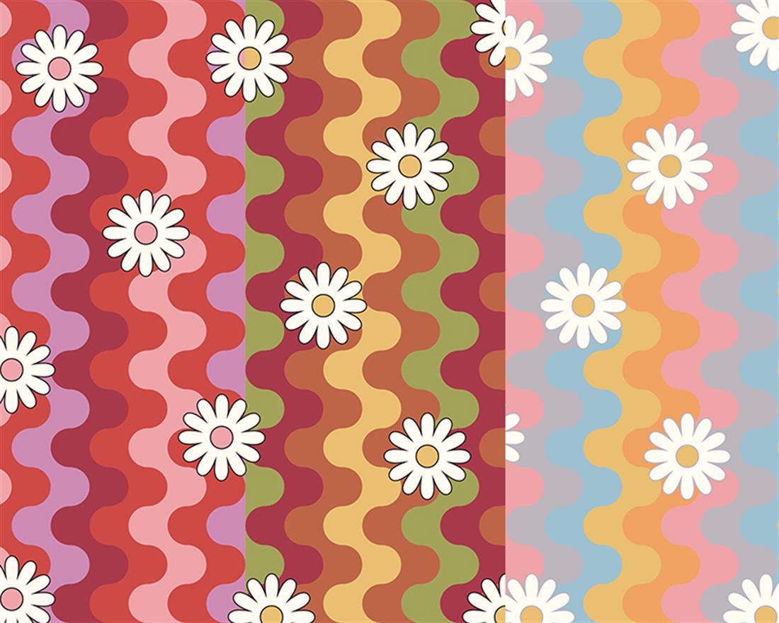 Pastel Cotton Printed Poly Cottons