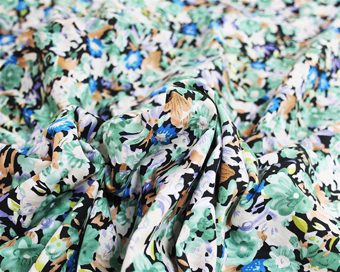 Blue Lawn Printed Cotton Lawns