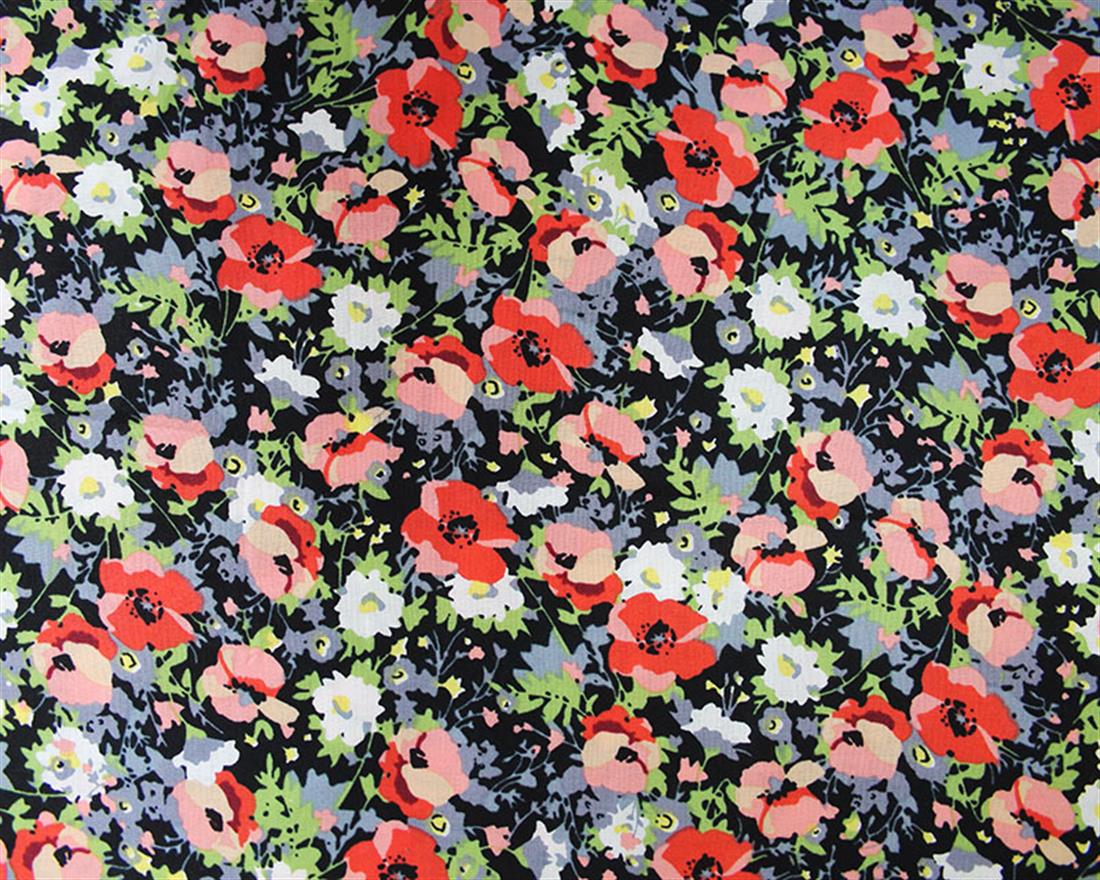 Black Lawn Printed Cotton Lawns
