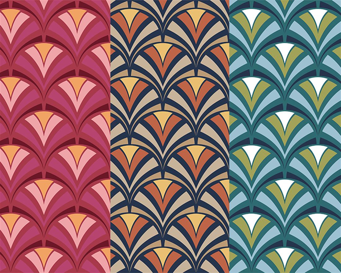 Fuchia Cotton Printed Poly Cottons