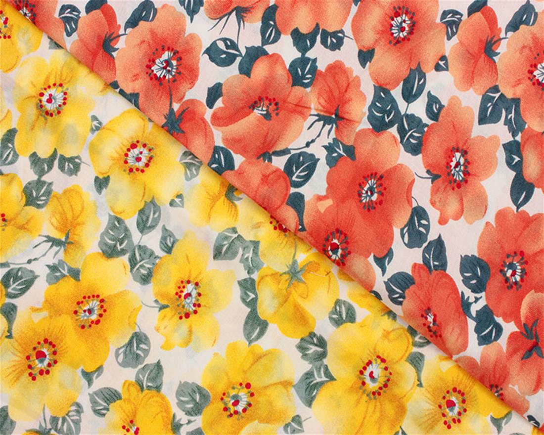 Rust Lawn Printed Cotton Lawns