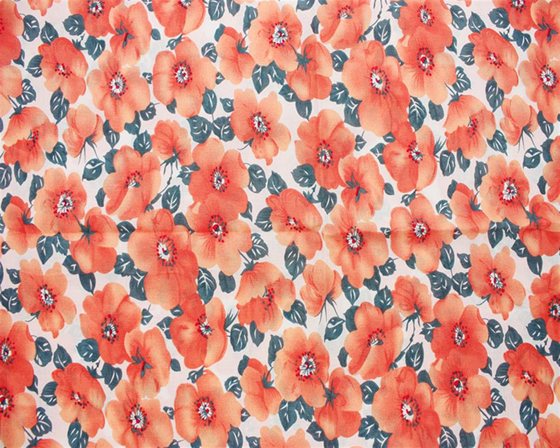 Rust Lawn Printed Cotton Lawns
