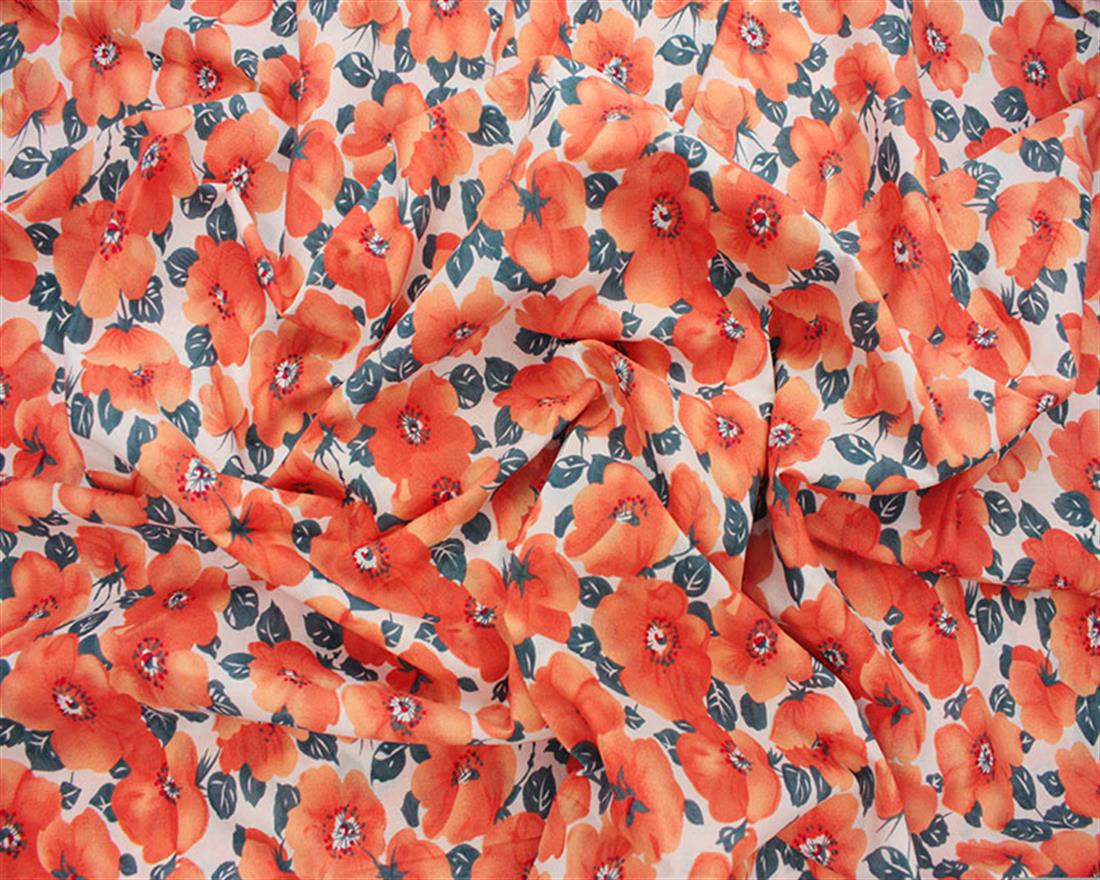 Rust Lawn Printed Cotton Lawns
