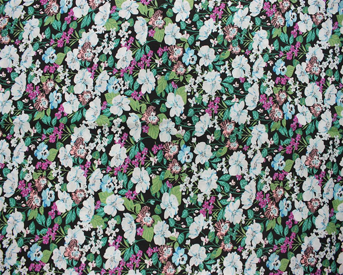 Black Lawn Printed Cotton Lawns
