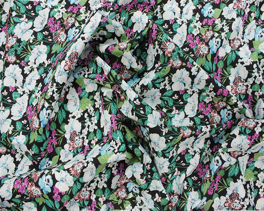 Black Lawn Printed Cotton Lawns