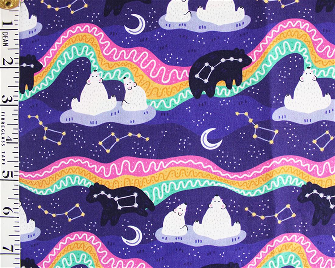 Purple Printed Cotton Fabrics