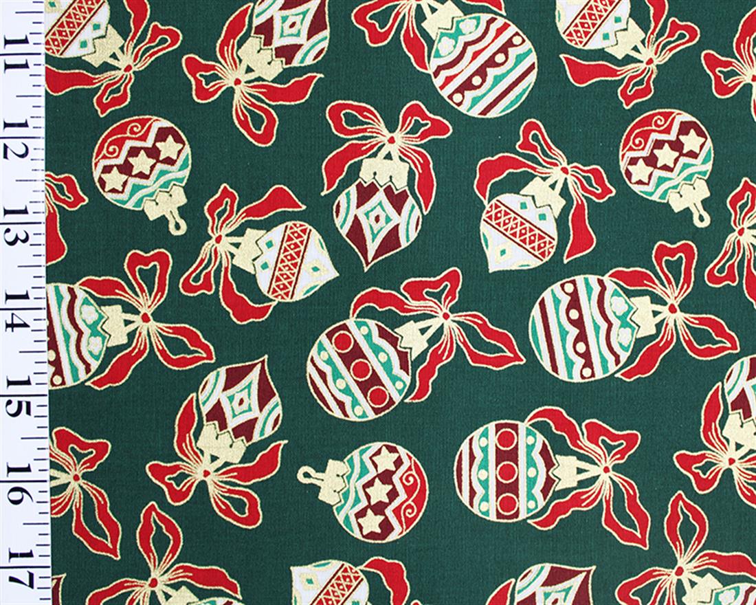 Bottle Cotton Retro Baubles Xmas