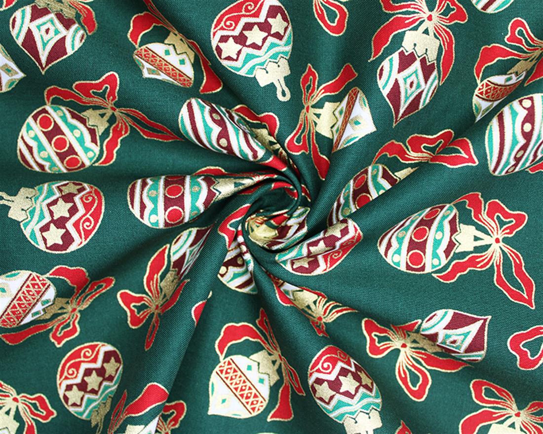 Bottle Cotton Retro Baubles Xmas