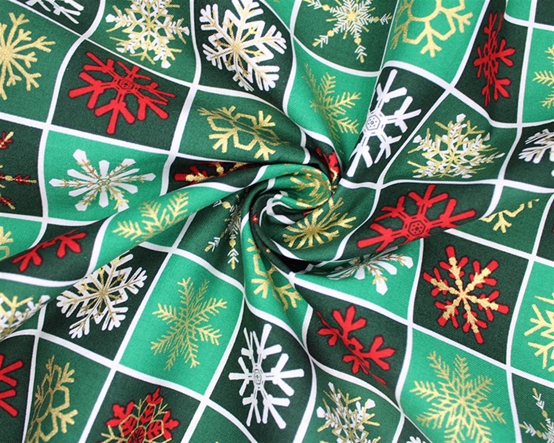 Bottle Cotton Checkboard Snowflake