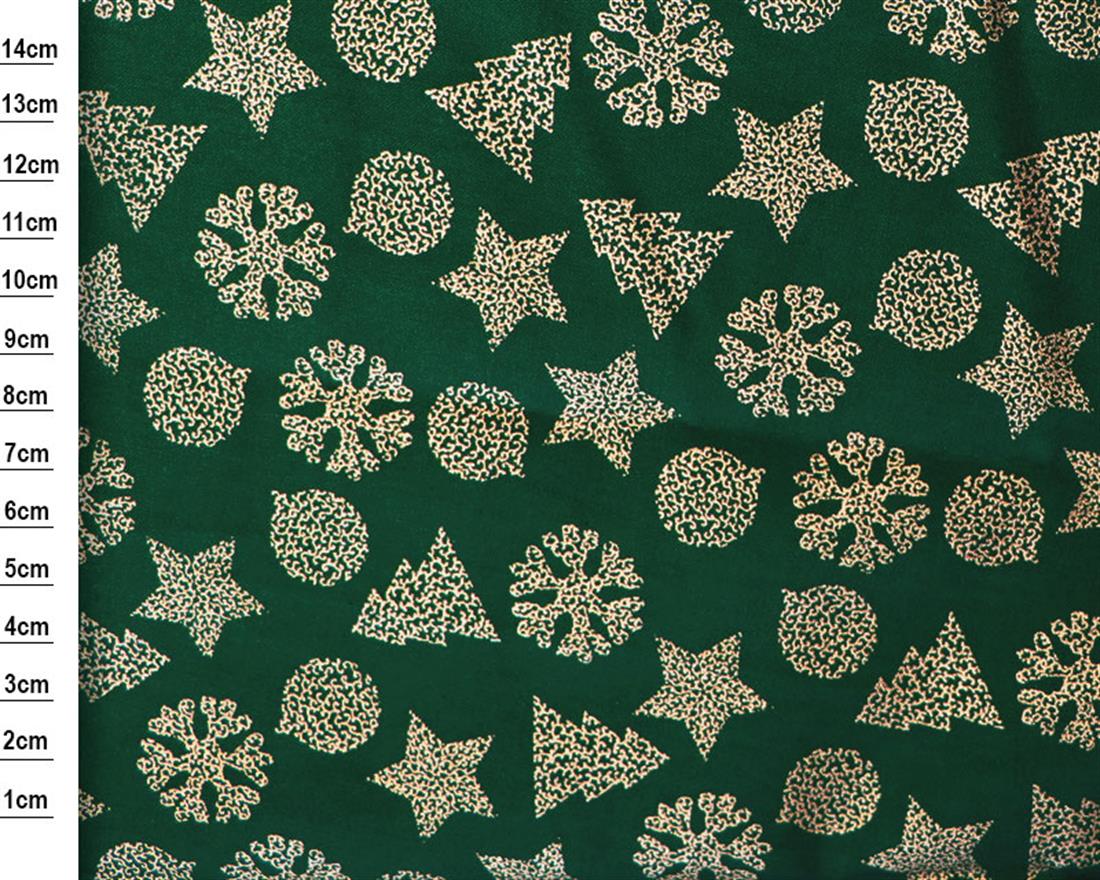 Bottle Printed Cotton Christmas Snowflake Star Tree