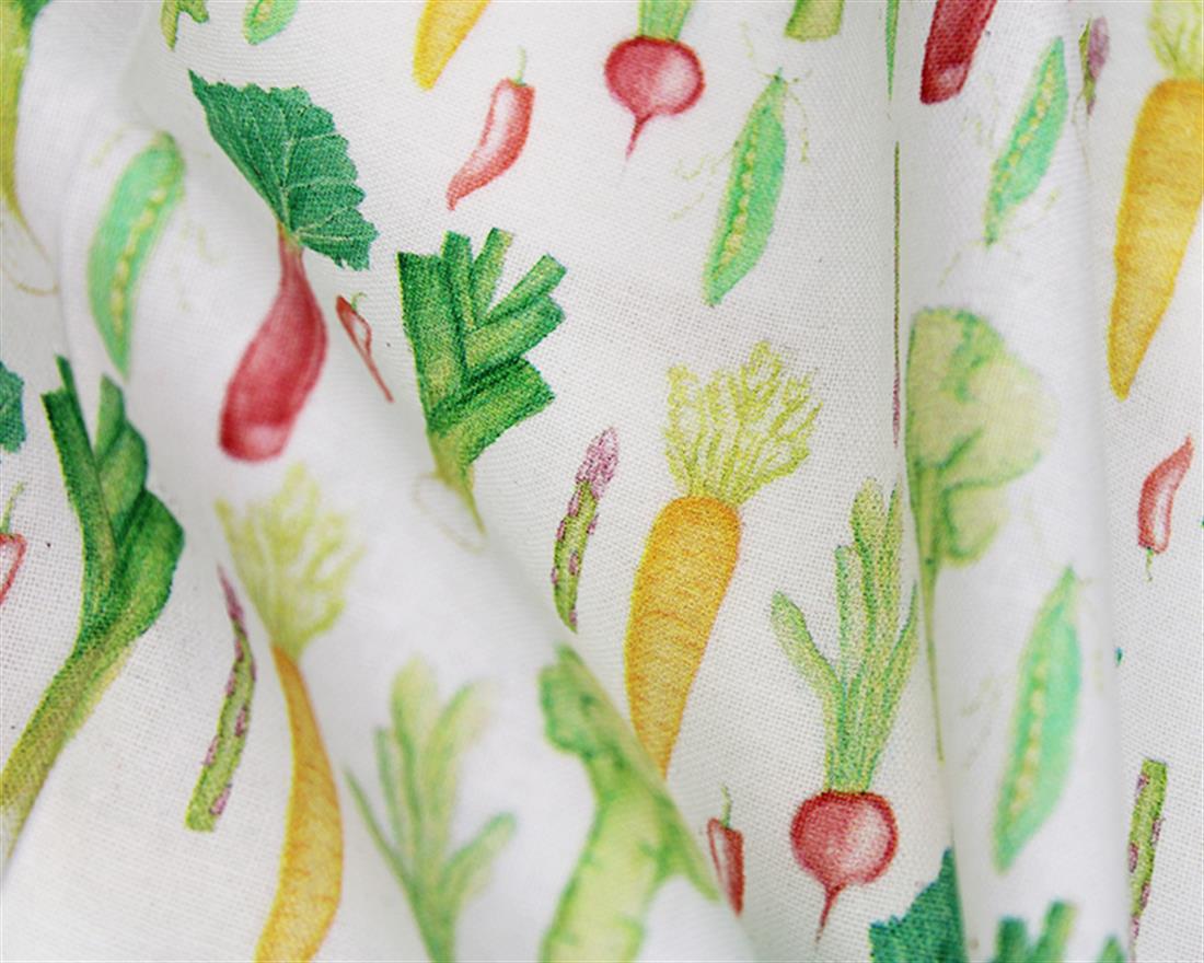 White Printed Cotton Fabrics