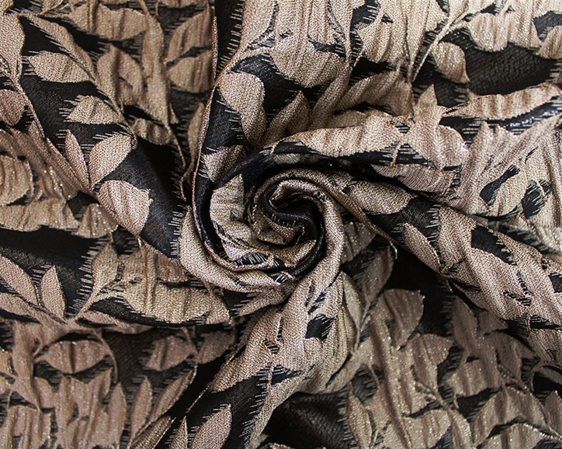 Gold Hanging Leaves Brocade