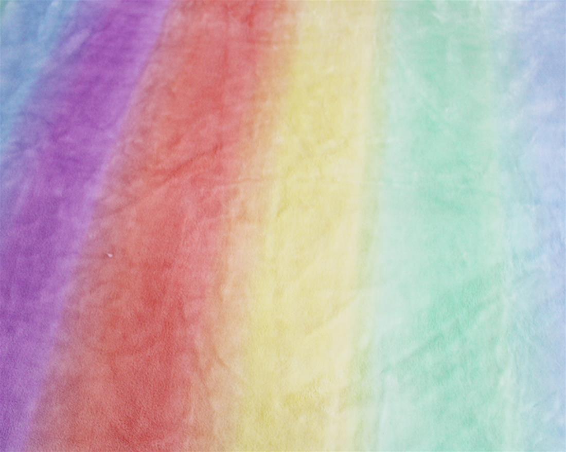 Pastel Rainbow Cuddle Fleece