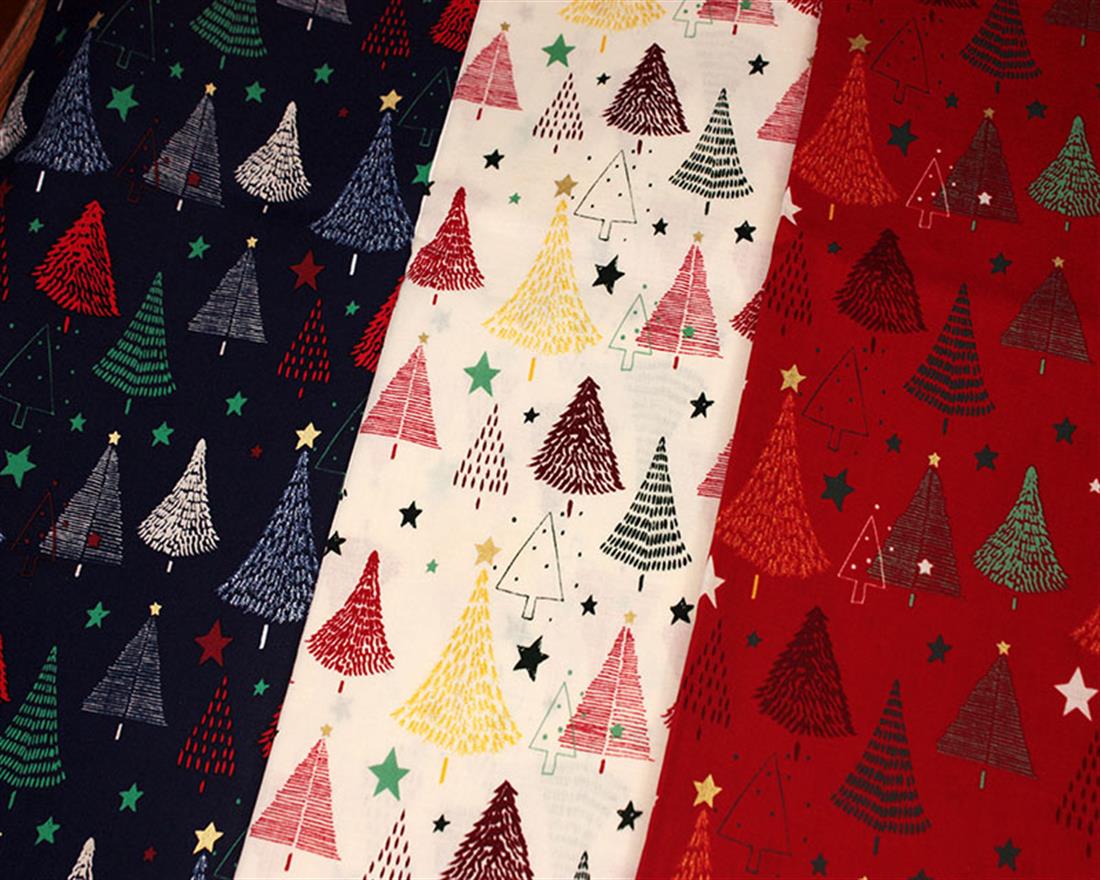 Cream Cotton Christmas Tree