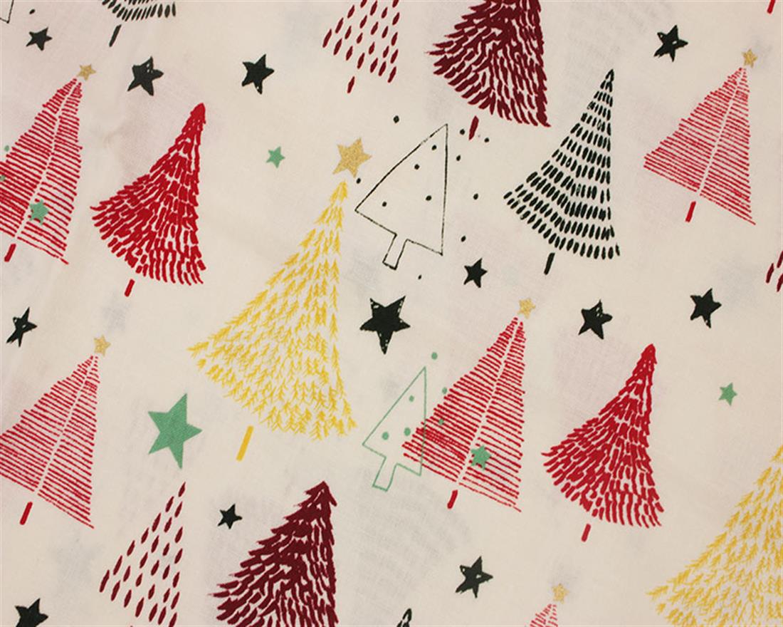 Cream Cotton Christmas Tree