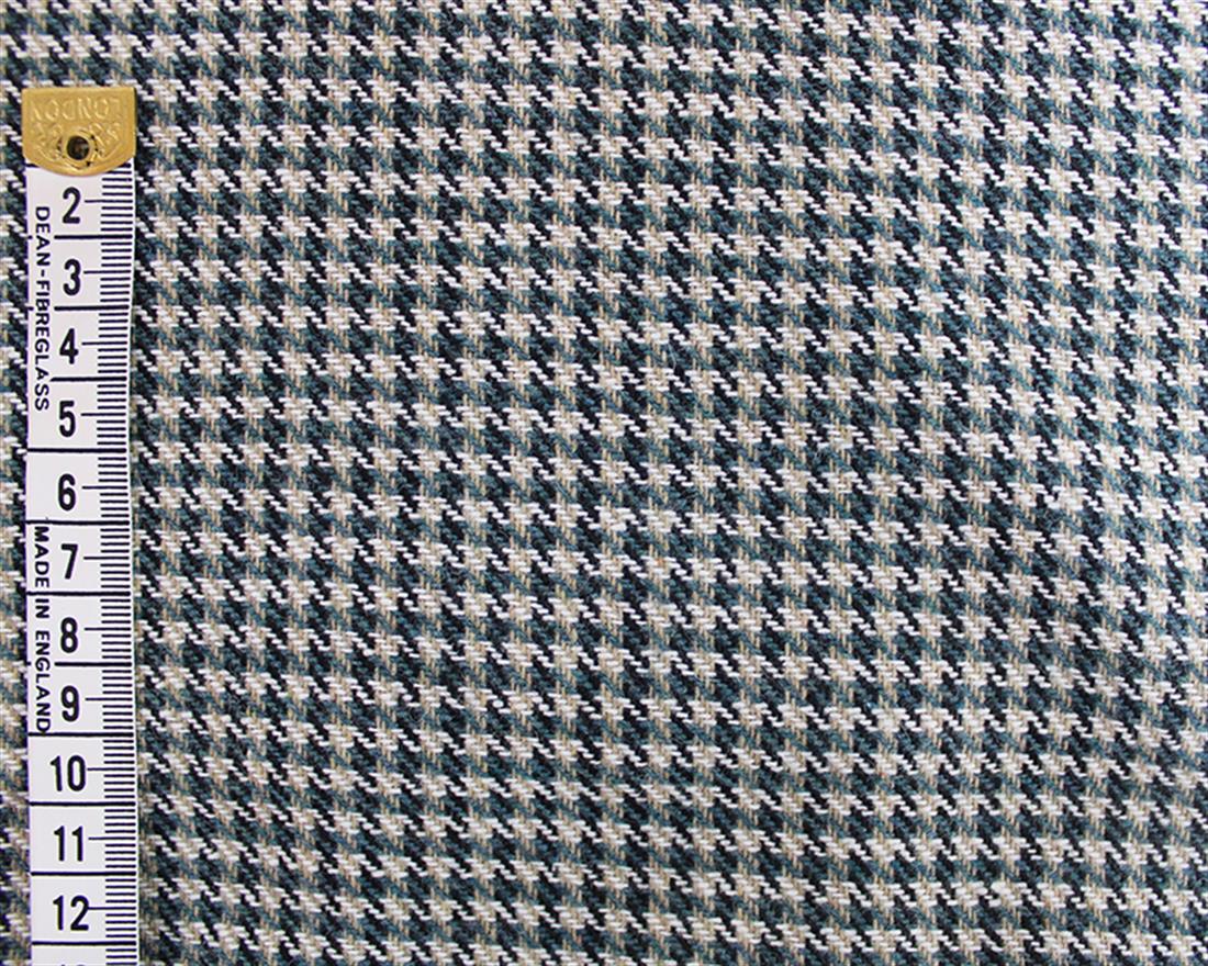 Sage Striped Ditsy Dogtooth Wool Mix