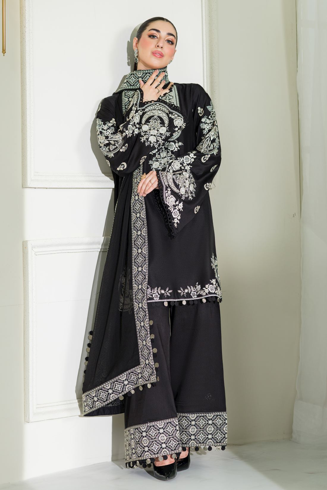 Embroidered Chiffon Ladies Readymade
