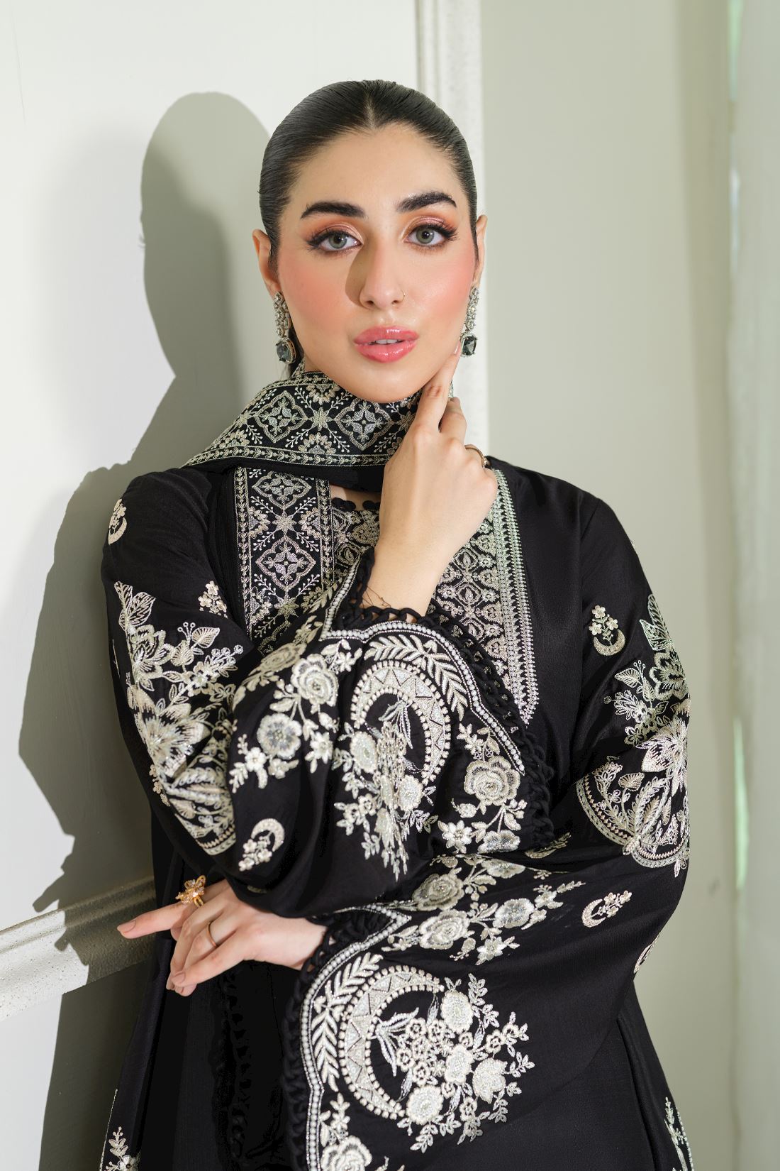 Embroidered Chiffon Ladies Readymade