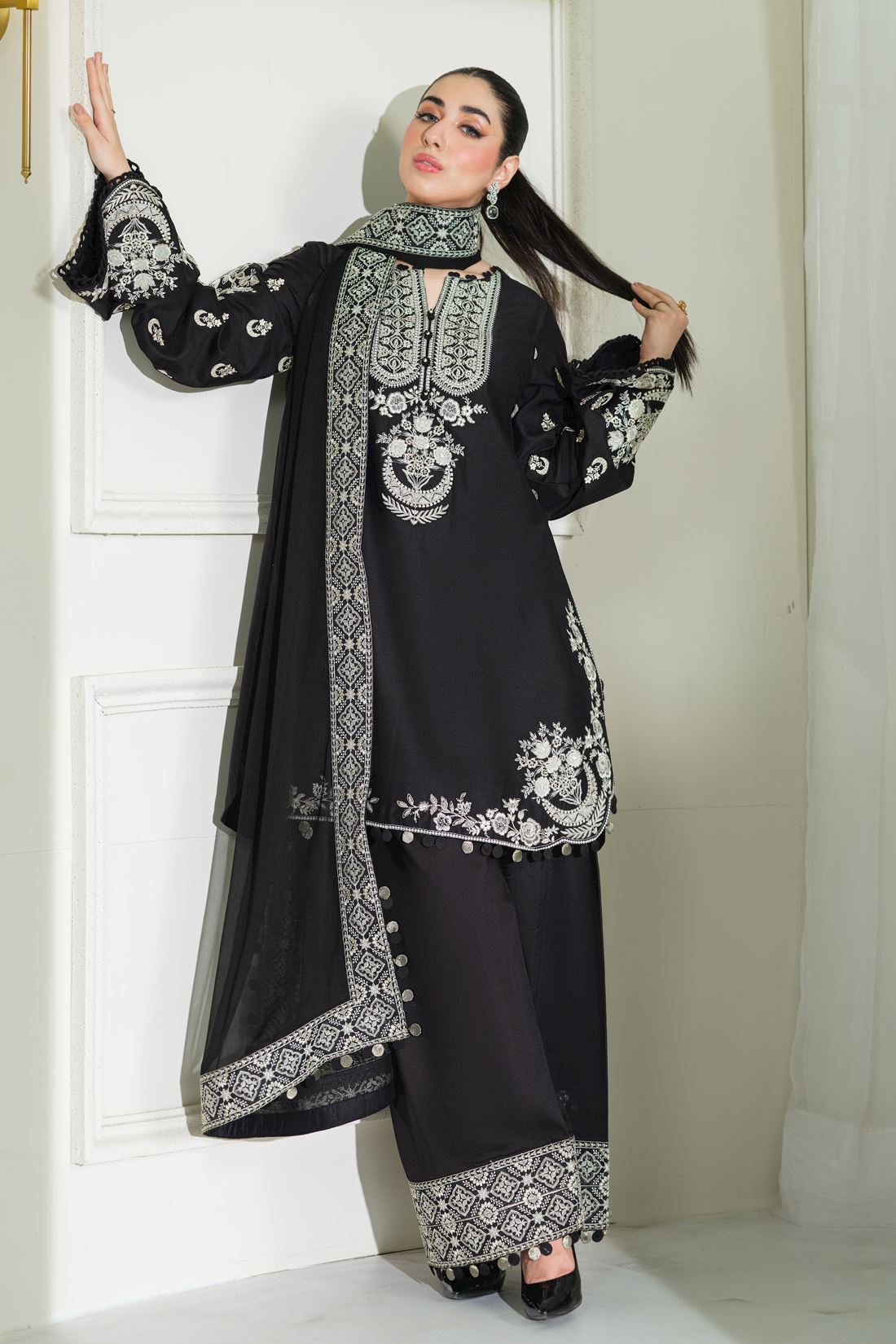 Embroidered Chiffon Ladies Readymade