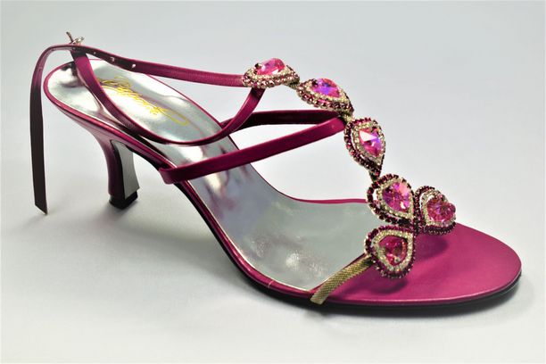 Majent Ladies Sandals with Rhinestone Embellishment