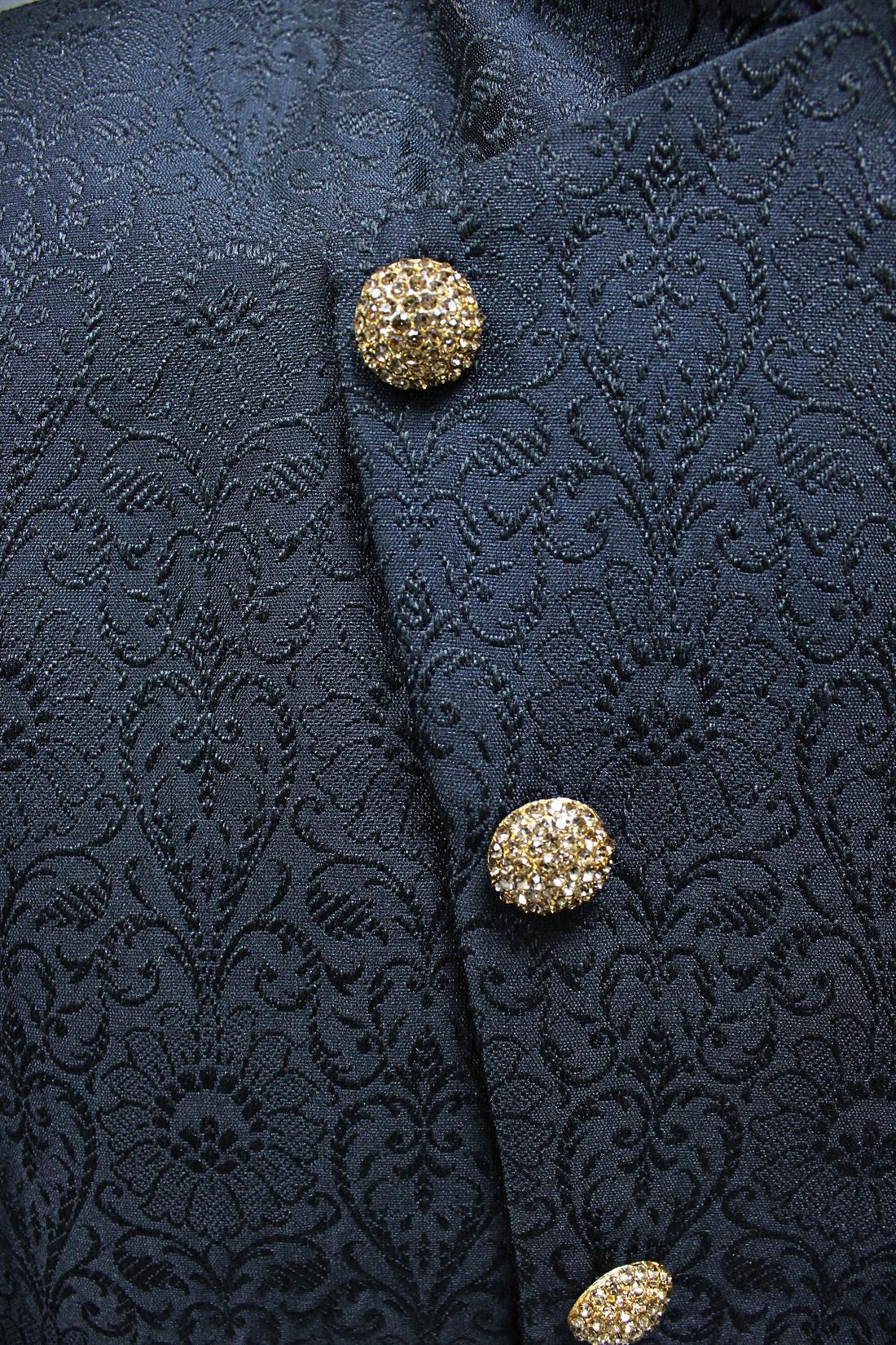 Black Mens Sherwani