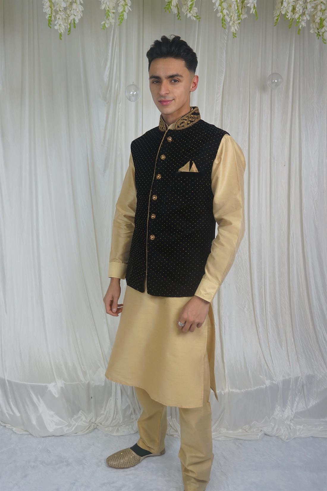 Velvet Waistcoat For Salwar Kameez Kaif (Euphoria) Vasket – Mantouae