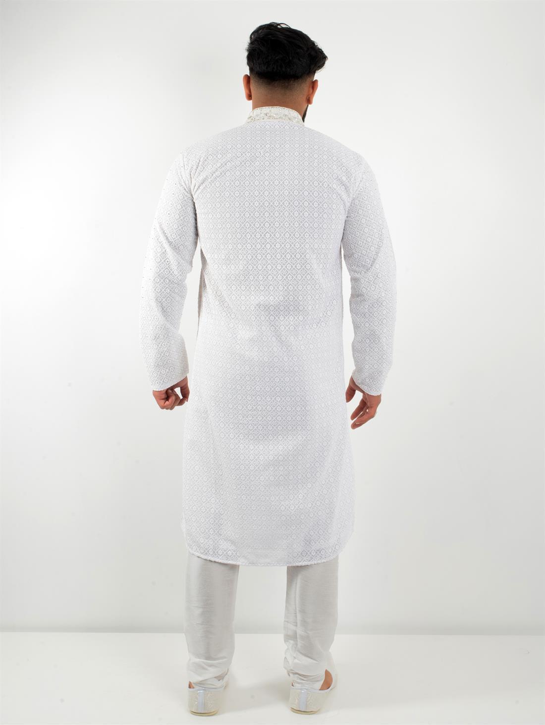 White Kurta Suit