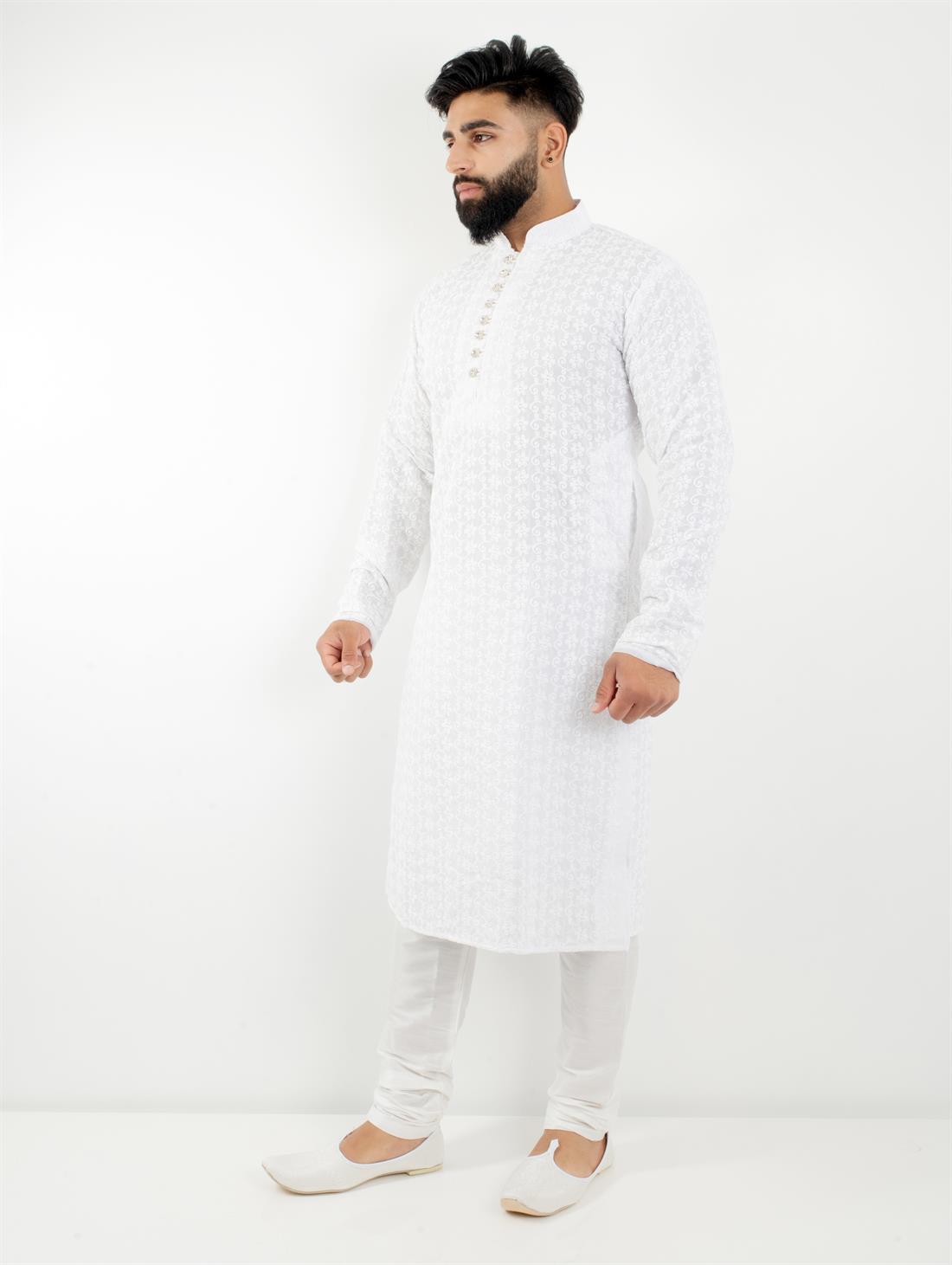 White Kurta Suit