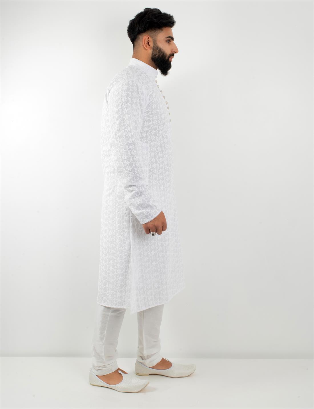 White Kurta Suit