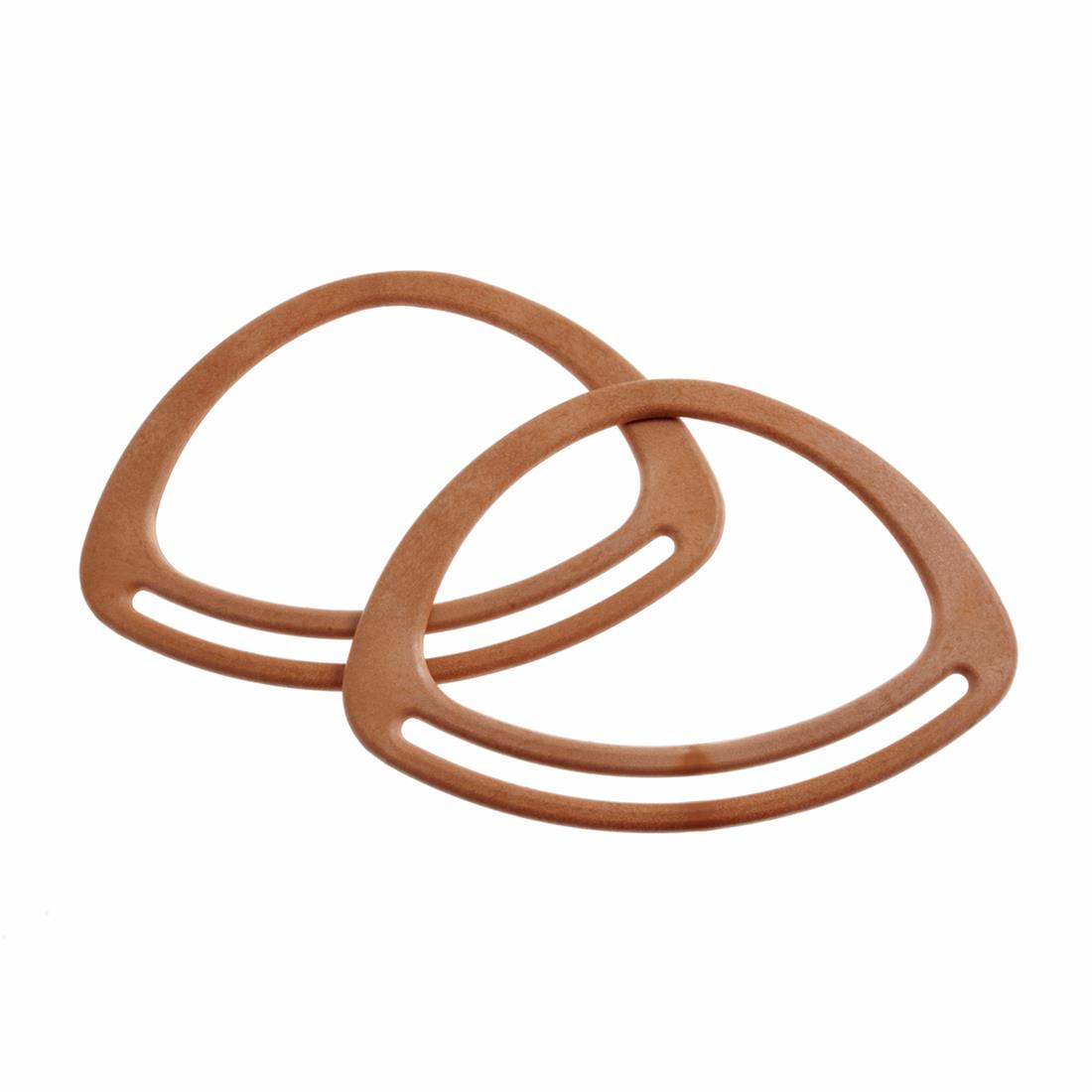 Light Brown Oval Bag Handles