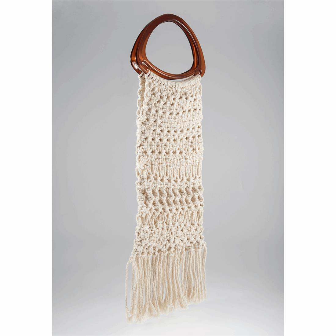 Light Brown Oval Bag Handles