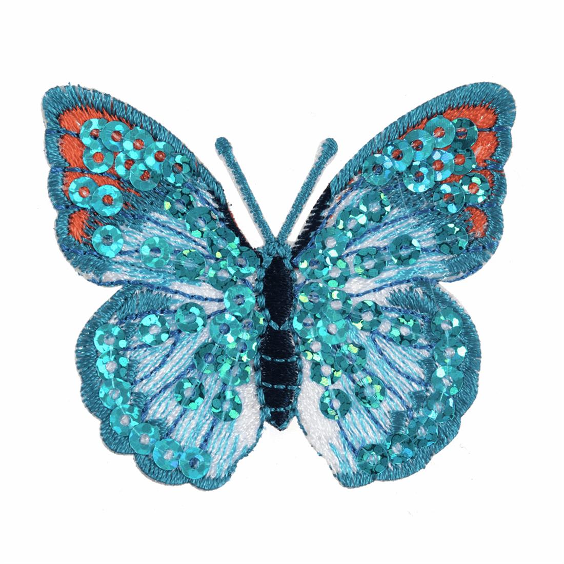 Blue Sequin Butterfly