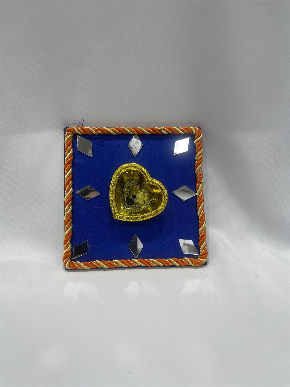 Royal Blue & Orange Mehndi Plates