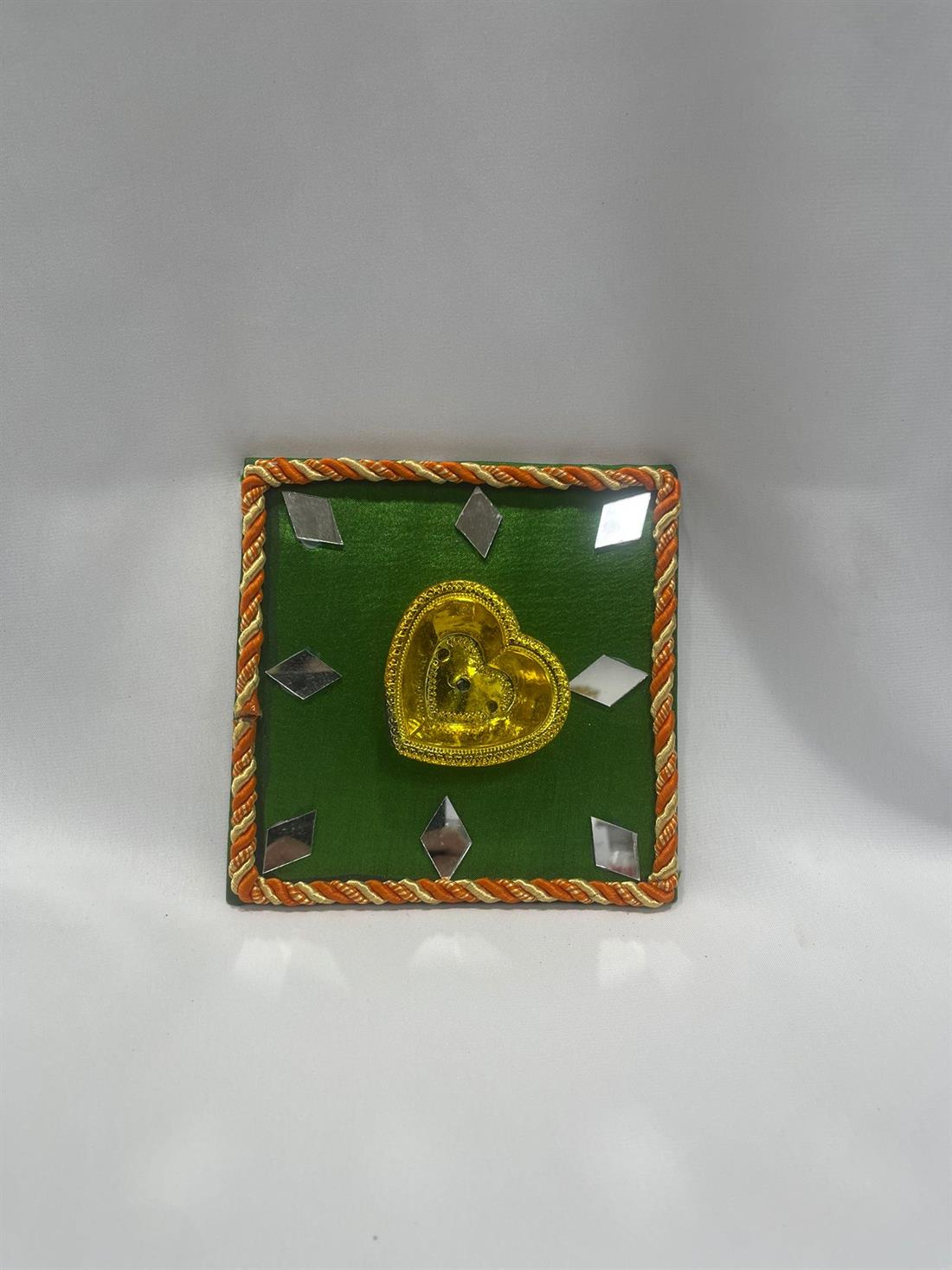 Green Mehndi Plates