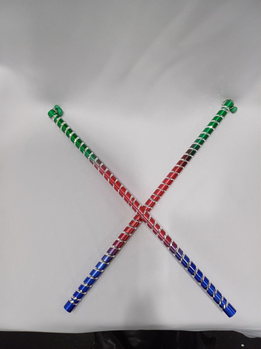 MULTI COLOURED STEEL DANDIYA