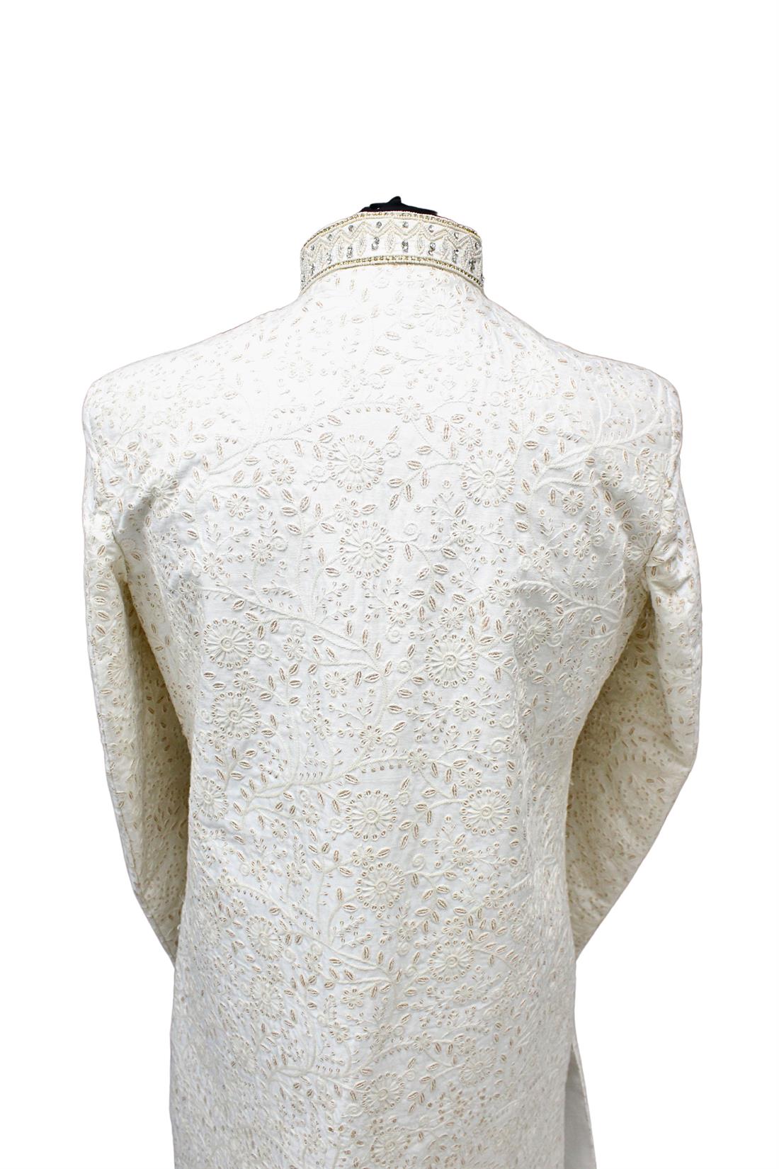 Cream Mens Sherwani