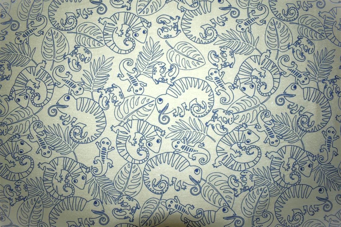 Green Lizards - Brushed Cotton Flannel Winceyette Fabric Craft
