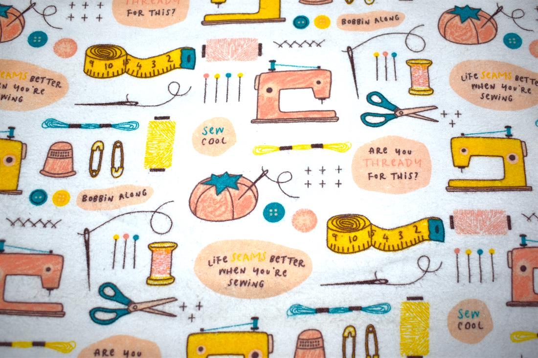 Printed Brushed Cotton