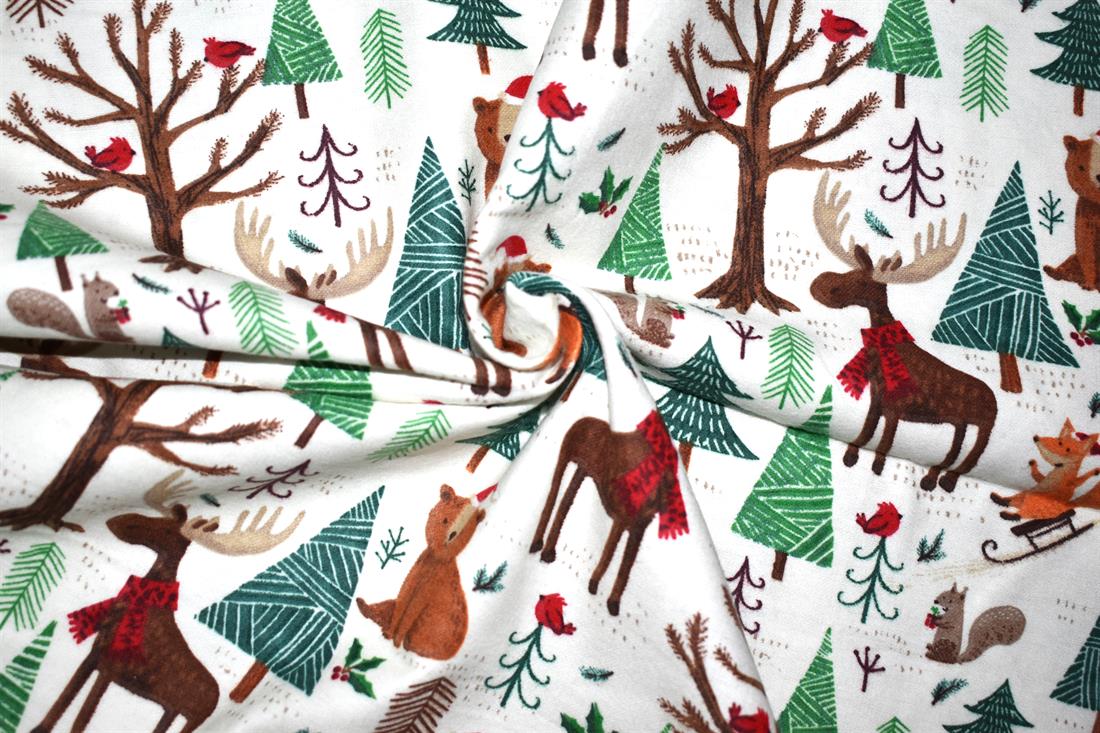 Printed Brushed Cotton