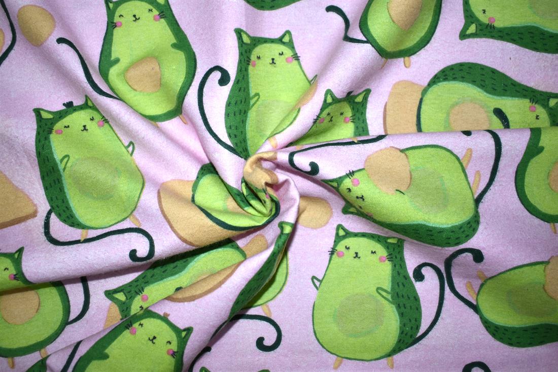 Pink Brushed Cotton Flannel Winceyette Fabric Craft